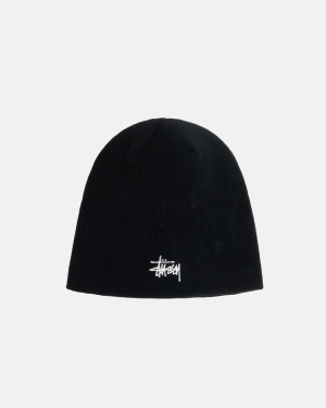 Caps Stussy Basic Skullcap Beanie μαυρα | 842-UCAKQL