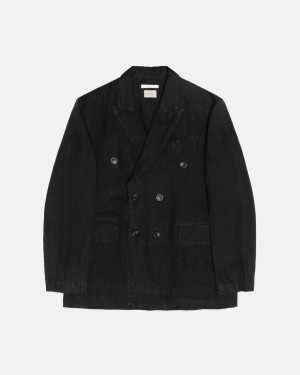 Μπλέιζερ Stussy Our Legacy Εργασίας Shop Unconstructed μαυρα Μπεζ | 427-PSEQAR