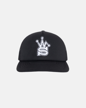 καπελα Stussy Our Legacy Εργασίας Shop Trucker μαυρα | 905-FJEURV