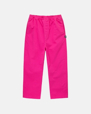 παντελονι Stussy Brushed Beach ροζ | 852-BJTQVK
