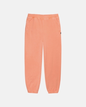 παντελονι Stussy Pigment Dyed Fleece κοραλι | 231-OYXVDC