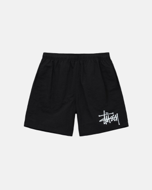 σορτσ Stussy Big Basic θαλασσης μαυρα | 379-DPWYUA