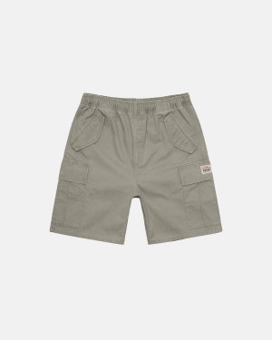 σορτσ Stussy Ripstop Beach Ελιά | 879-QXCRDV